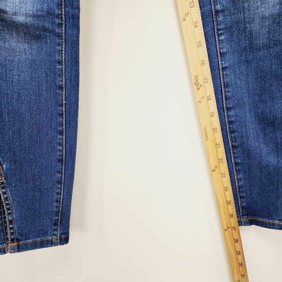 Pilcro And The Letterpress By Anthropologie Mid Rise Skinny Jeans Size 29 blue - Picture 15 of 15